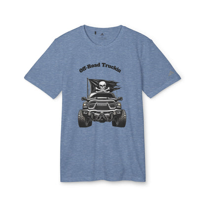 Off-Road Truckin Unisex Sport T-Shirt - Black Jeep Squadron Design