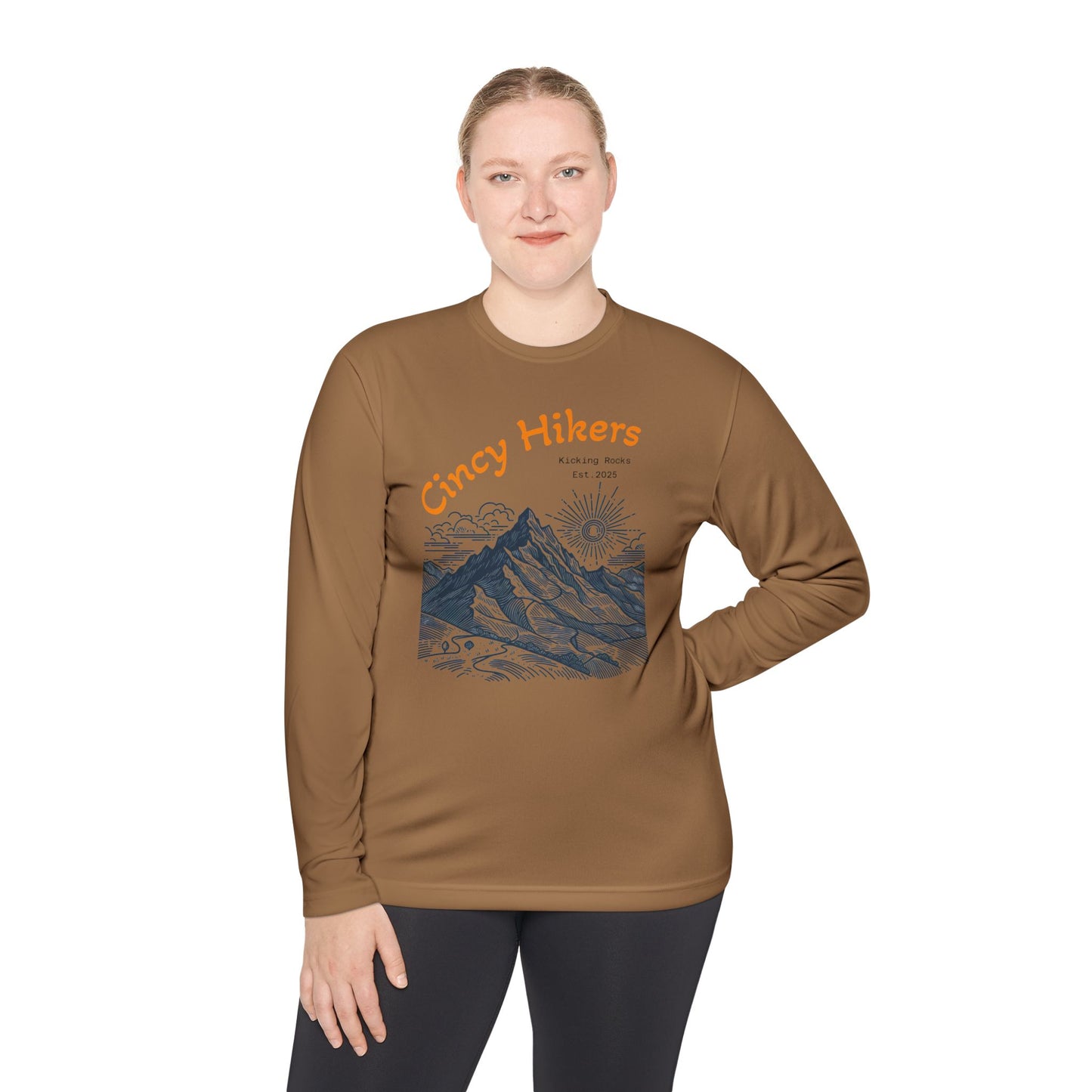 Cincy Hikers Unisex Lightweight Long Sleeve Tee | Perfect for Hiking, Outdoor Adventures, Camping, Gifts for Nature Lovers, Travel Wear
