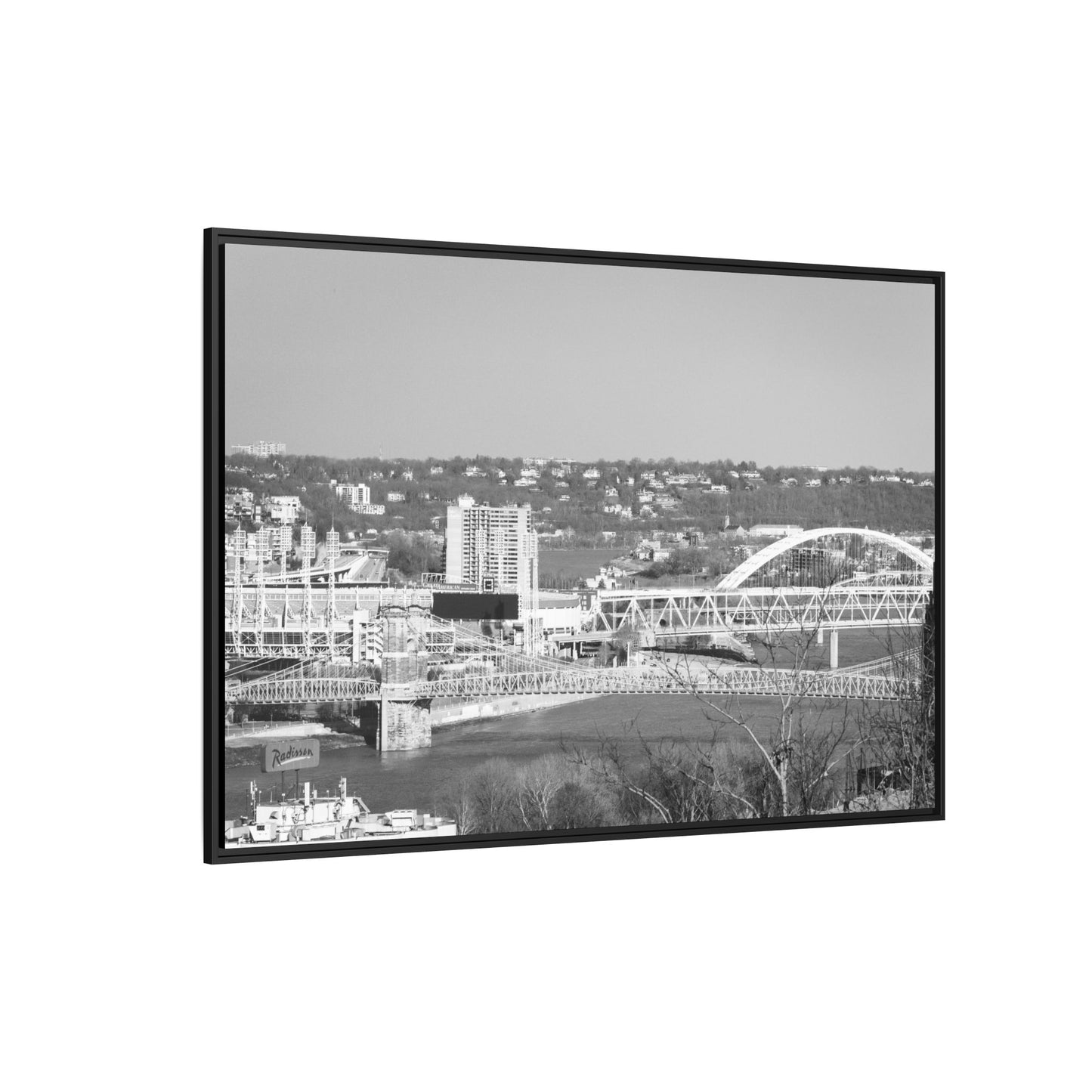 Bridges of the Natti— Black & White Cityscape Wall Art