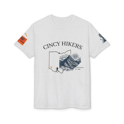 Cincy Hikers Ohio Map T‑Shirt 2026 — Cincinnati Hiking Adventure Tee