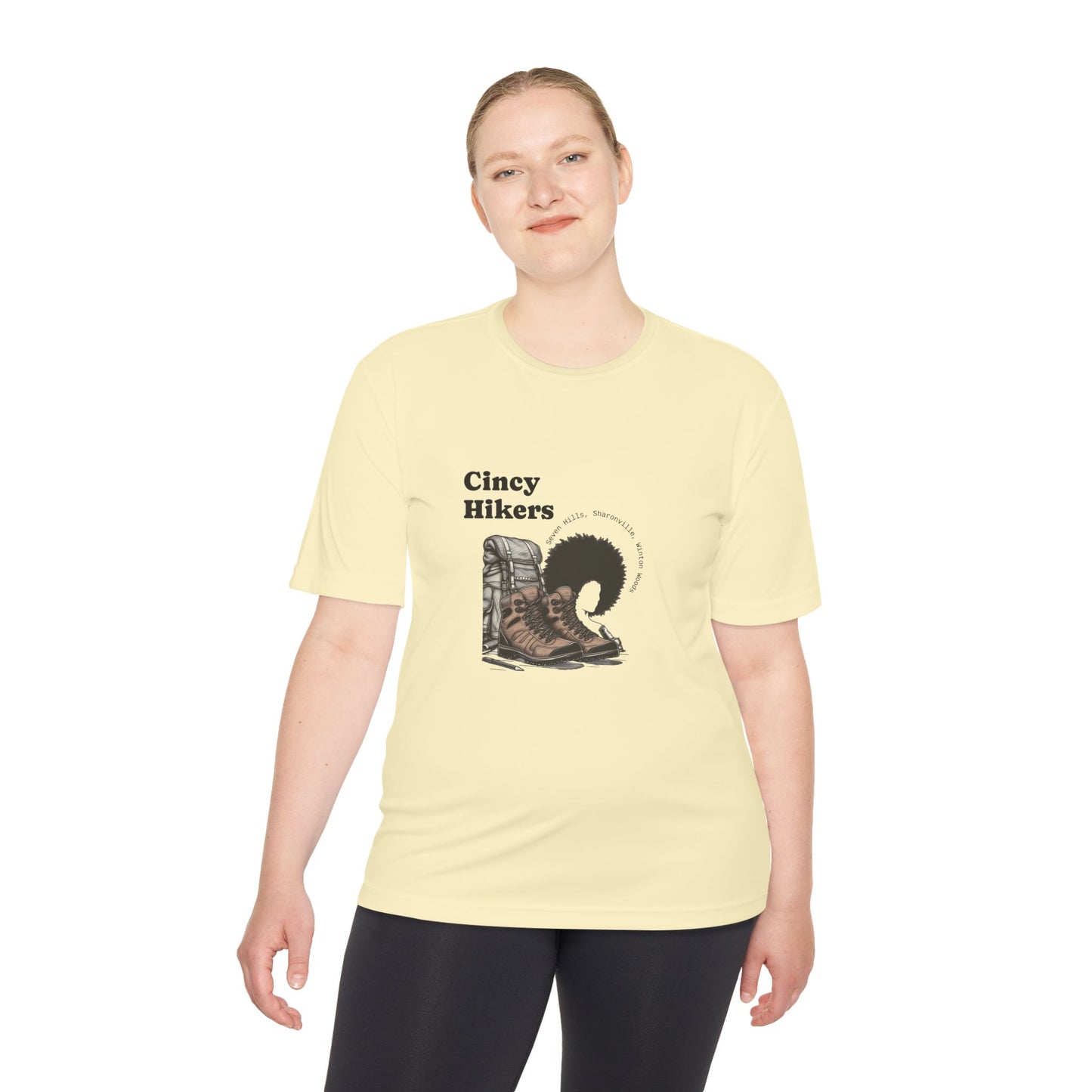 Cincy Hikers Moisture Wicking Lady Tee | Perfect for Outdoor Adventures, Hiking Gear, Gift for Hikers, Athletic Top, Casual Wear