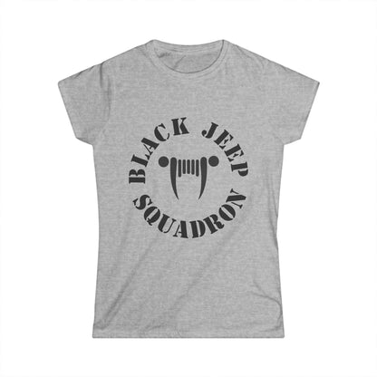 Black Jeep Squadron Women's Softstyle Tee