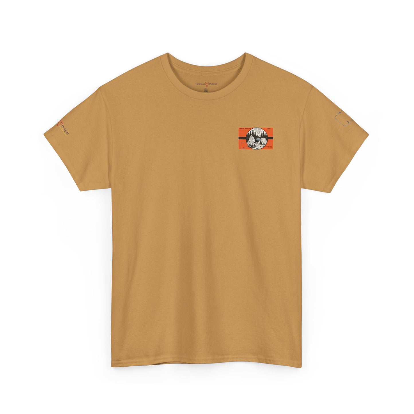 S'more Memories Camping T-Shirt – Retro Campfire Tent Graphic Tee