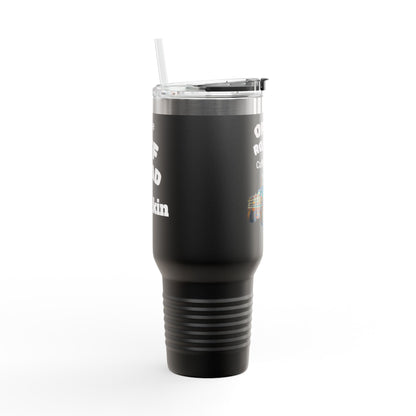 I Love Truckin Off Road Insulated Travel Mug - 40oz Mug for Adventure Lovers, Road Trip Coffee Cup, Outdoor Camping Drinkware, Perfect Gift for Him
