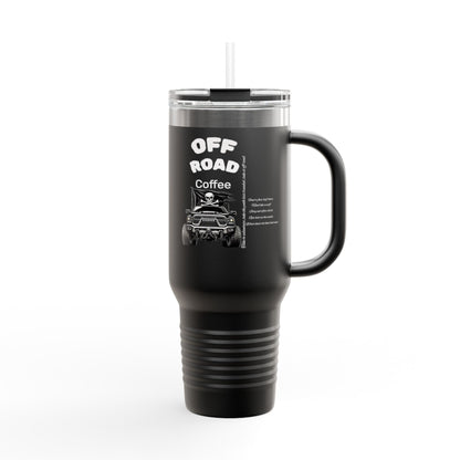 Truckin Off Road Insulated Travel Mug - 40oz Mug for Adventure Lovers, Road Trip Coffee Cup, Outdoor Camping Drinkware, Perfect Gift for Him