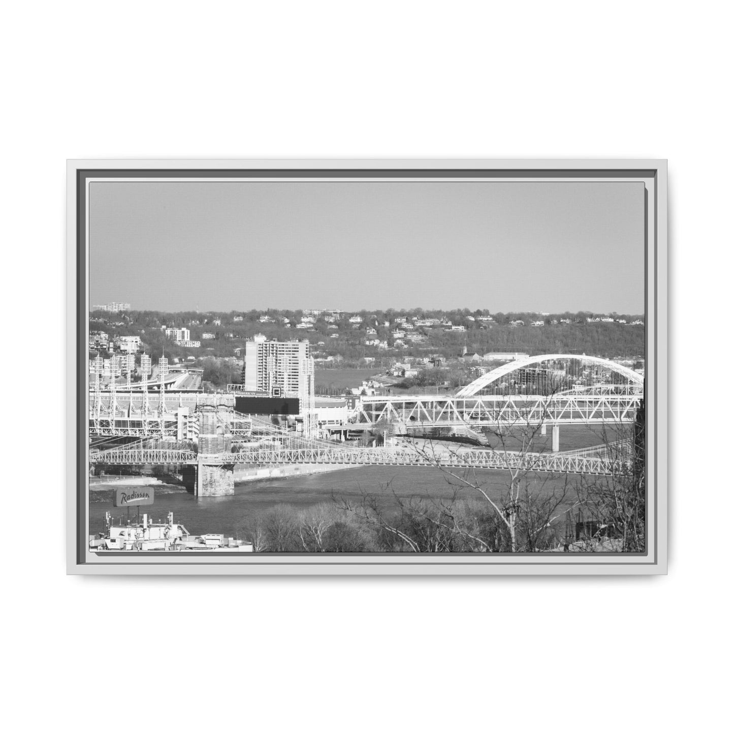 Bridges of the Natti— Black & White Cityscape Wall Art