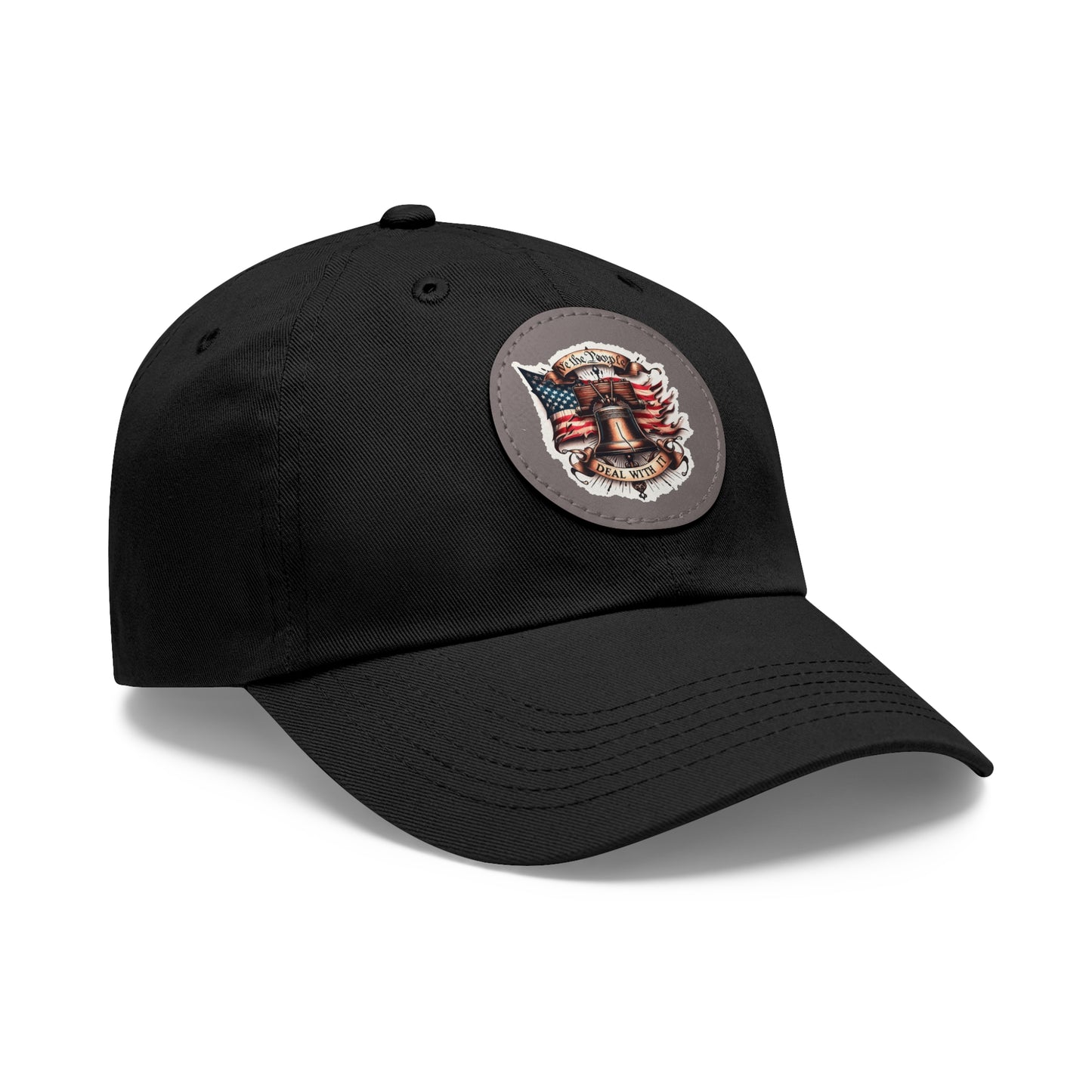 We The People Deal With It Hat with Leather Patch (Round)