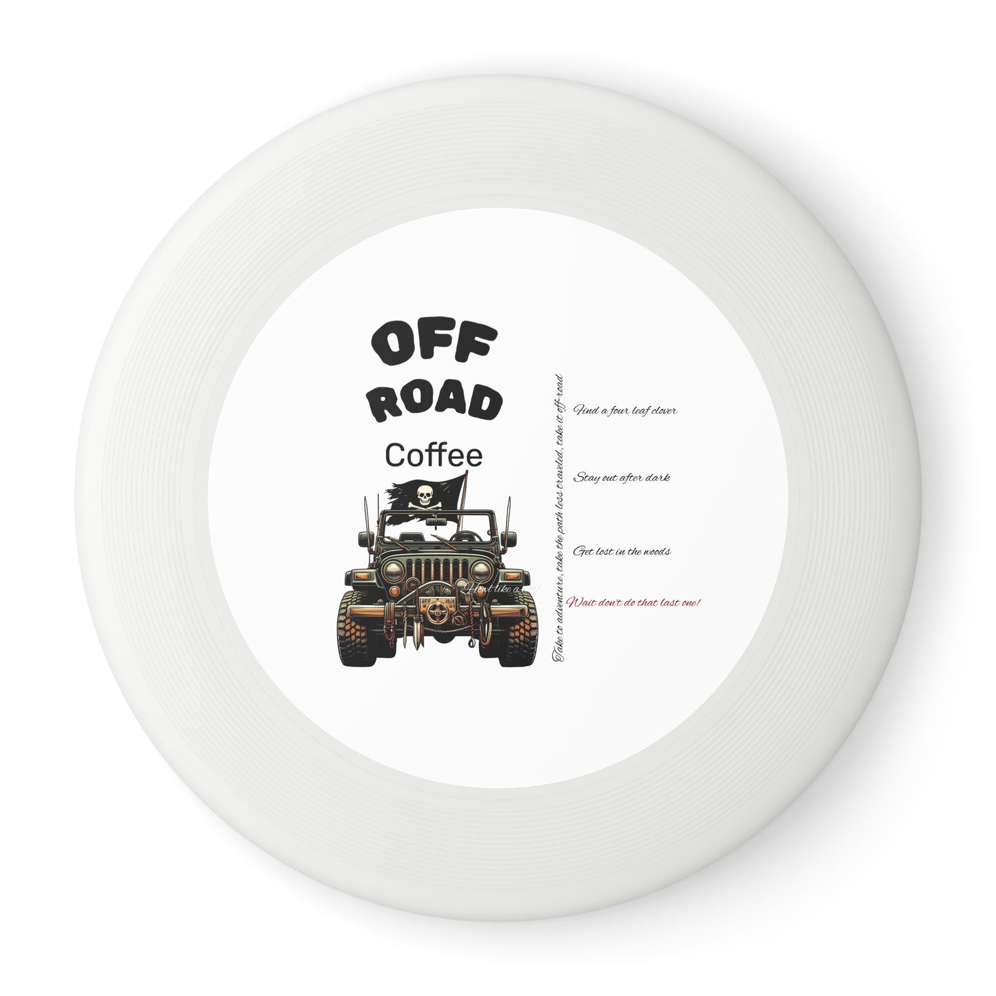 Off-Road Coffee Frisbee, Fun Outdoor Game, Unique Gift for Active Friends, Backyard BBQ, Picnic Essentials, Summer Playtime