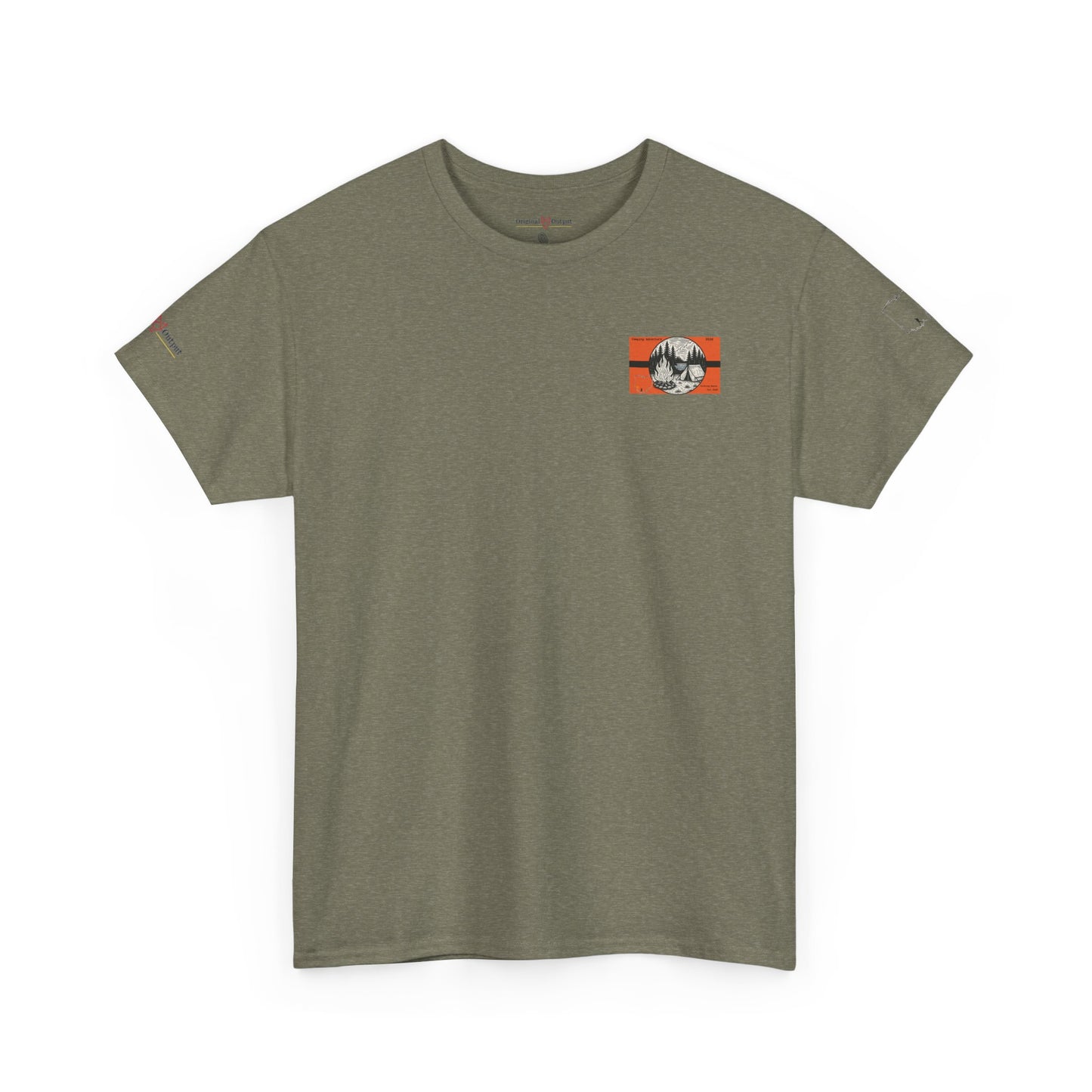 S'more Memories Camping T-Shirt – Retro Campfire Tent Graphic Tee