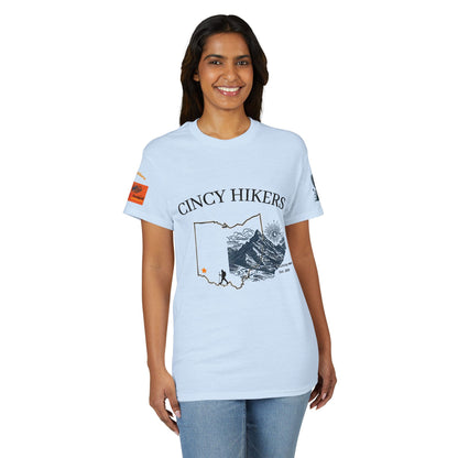 Cincy Hikers Ohio Map T‑Shirt 2026 — Cincinnati Hiking Adventure Tee