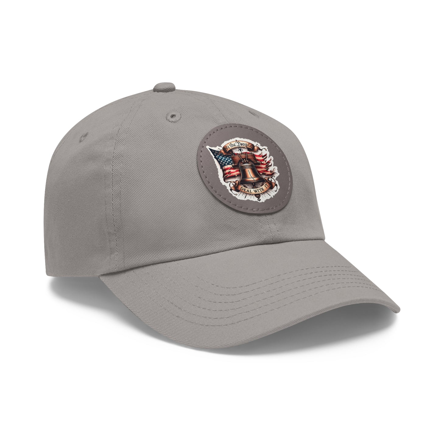 We The People Deal With It Hat with Leather Patch (Round)