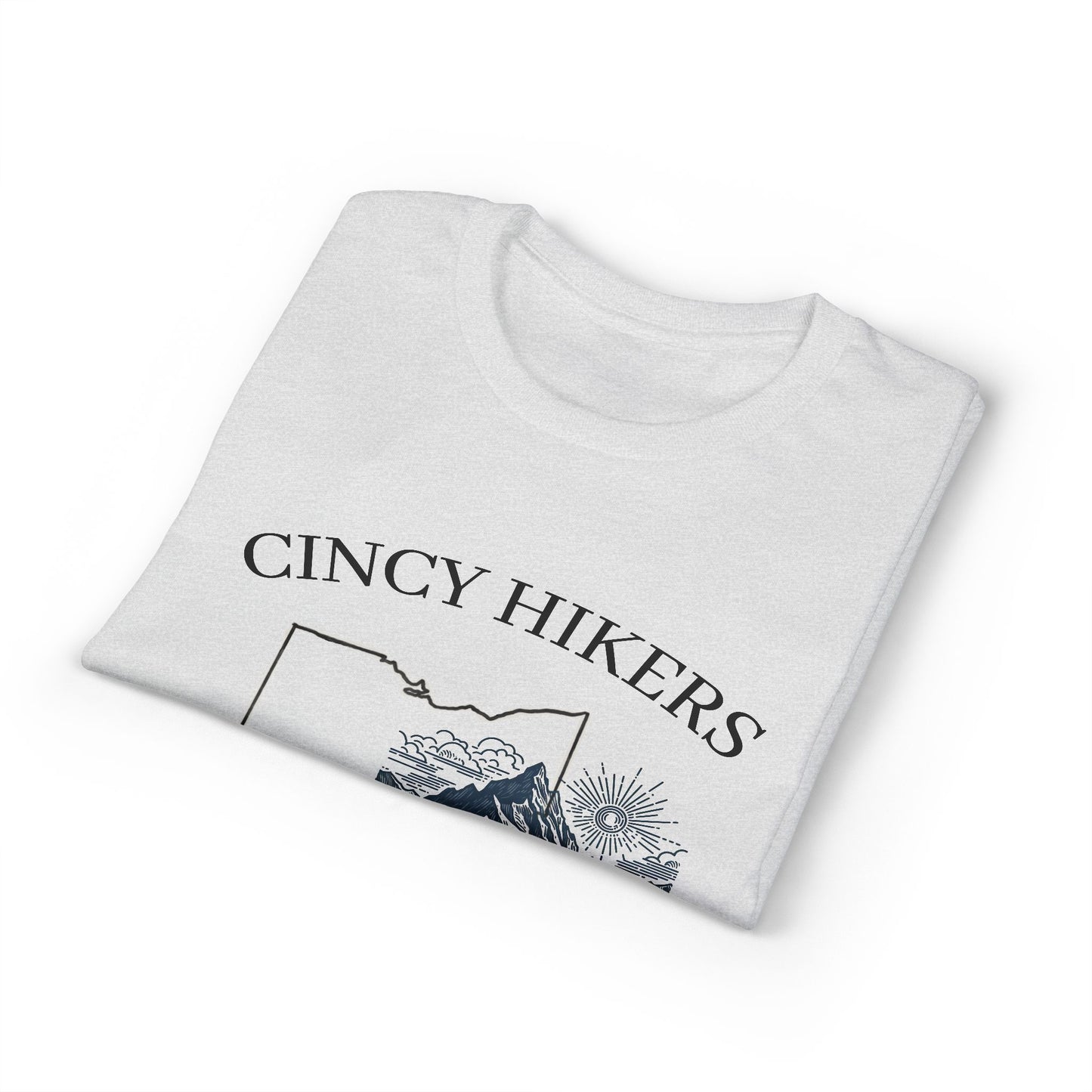 Cincy Hikers Ohio Map T‑Shirt 2026 — Cincinnati Hiking Adventure Tee