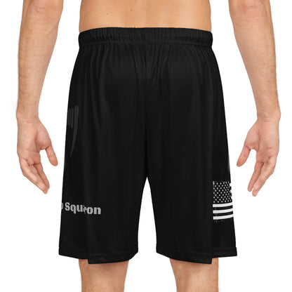 Black Jeep Squadron Basketball Shorts (AOP)