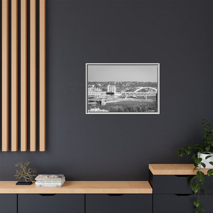 Bridges of the Natti— Black & White Cityscape Wall Art