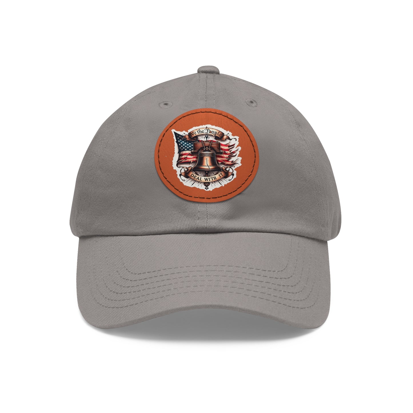 We The People Deal With It Hat with Leather Patch (Round)