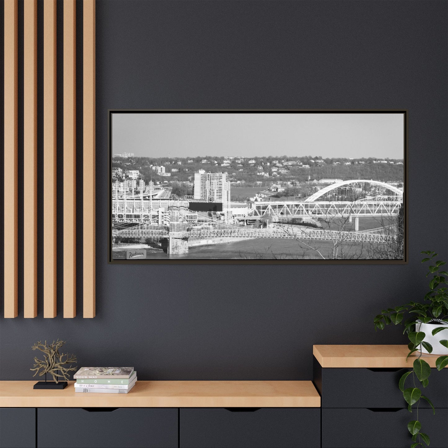 Bridges of the Natti— Black & White Cityscape Wall Art