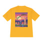 Health is Wealth: Unisex Moisture Wicking Tee for Hikers, Fitness Lovers, Outdoor Adventures, Travel, Gym Wear