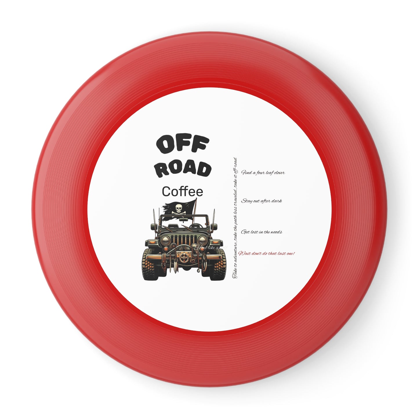 Off-Road Coffee Frisbee, Fun Outdoor Game, Unique Gift for Active Friends, Backyard BBQ, Picnic Essentials, Summer Playtime