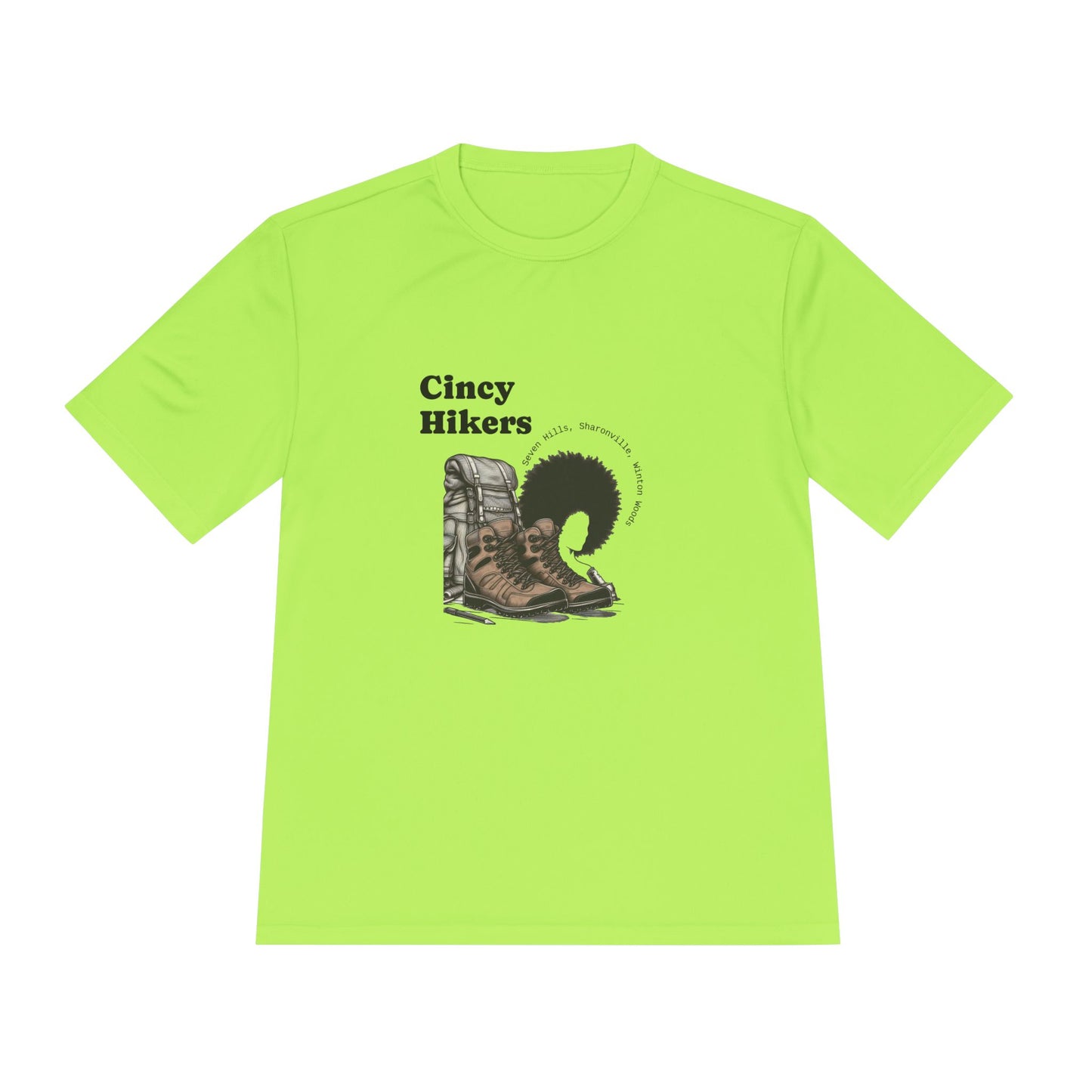 Cincy Hikers Moisture Wicking Lady Tee | Perfect for Outdoor Adventures, Hiking Gear, Gift for Hikers, Athletic Top, Casual Wear