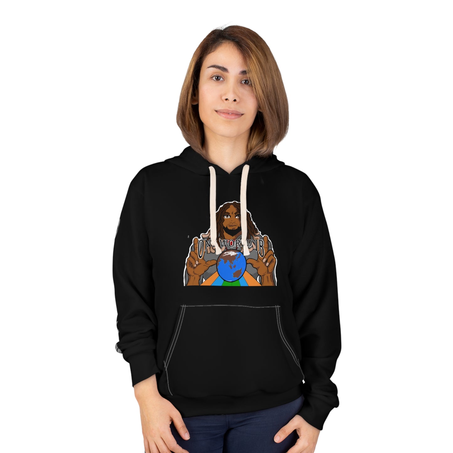 One World JB Limited Unisex Pullover Hoodie (AOP)