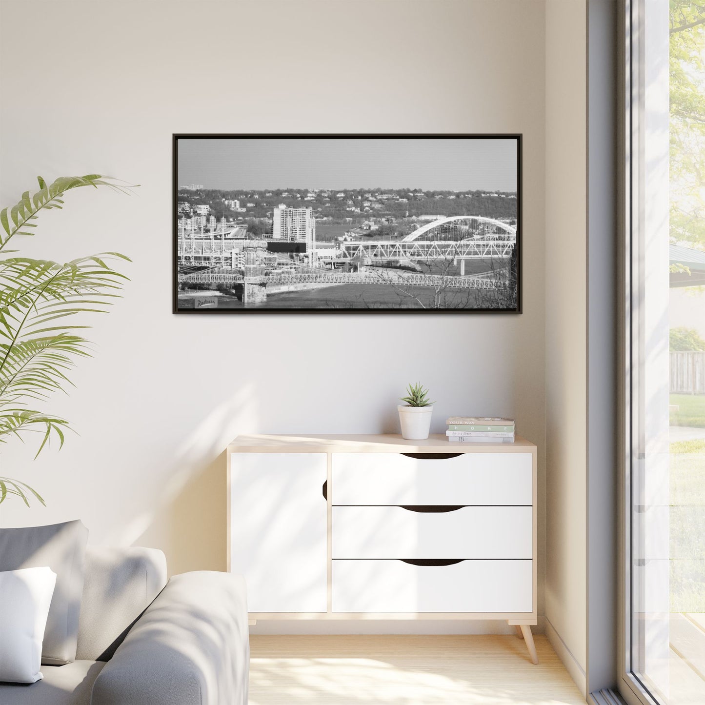 Bridges of the Natti— Black & White Cityscape Wall Art