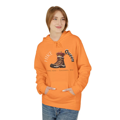 Queen Inspiration Fleece Hoodie, Cozy Unisex Sweatshirt for Empowerment, Mother’s Day Gift, Birthday Gift, Casual Wear
