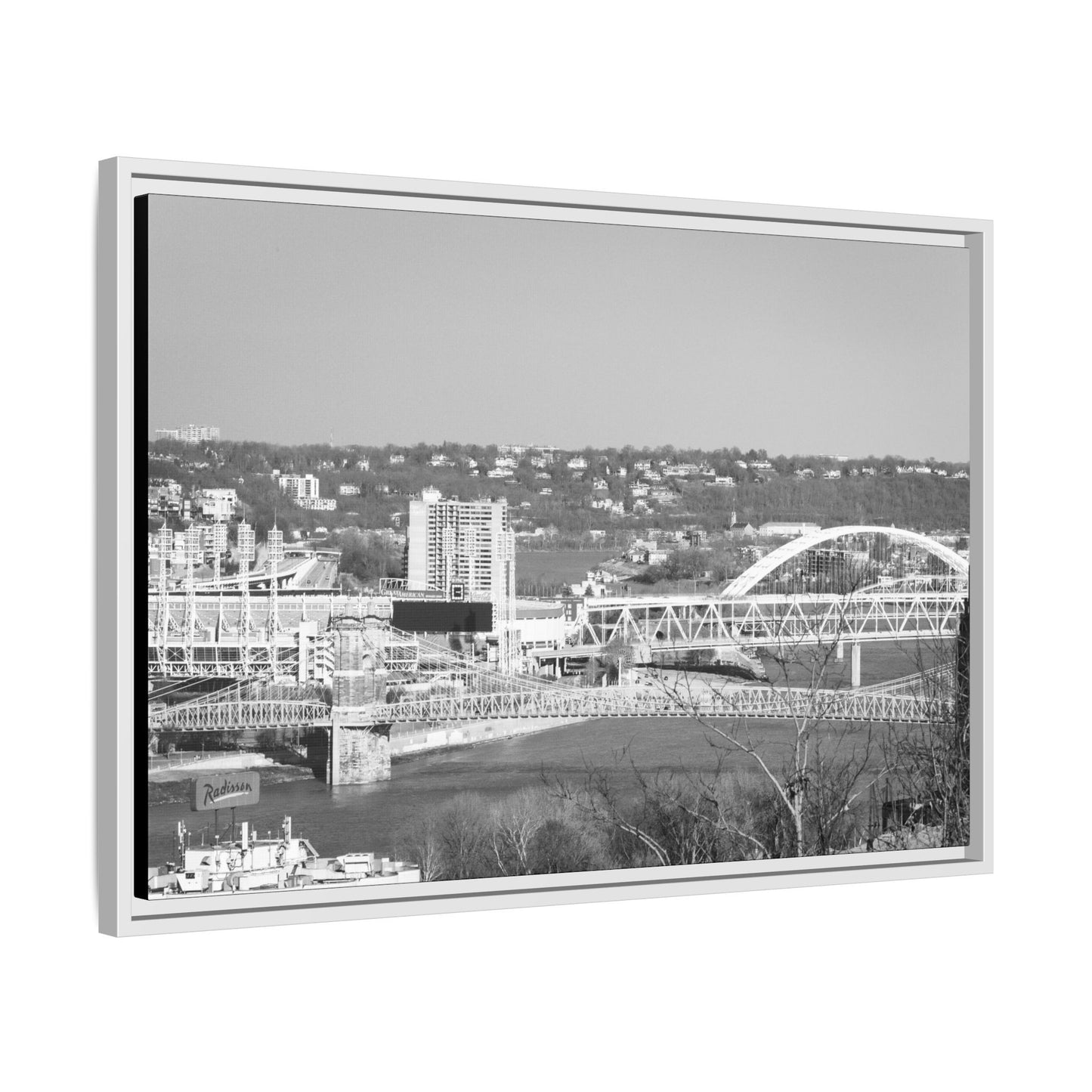 Bridges of the Natti— Black & White Cityscape Wall Art
