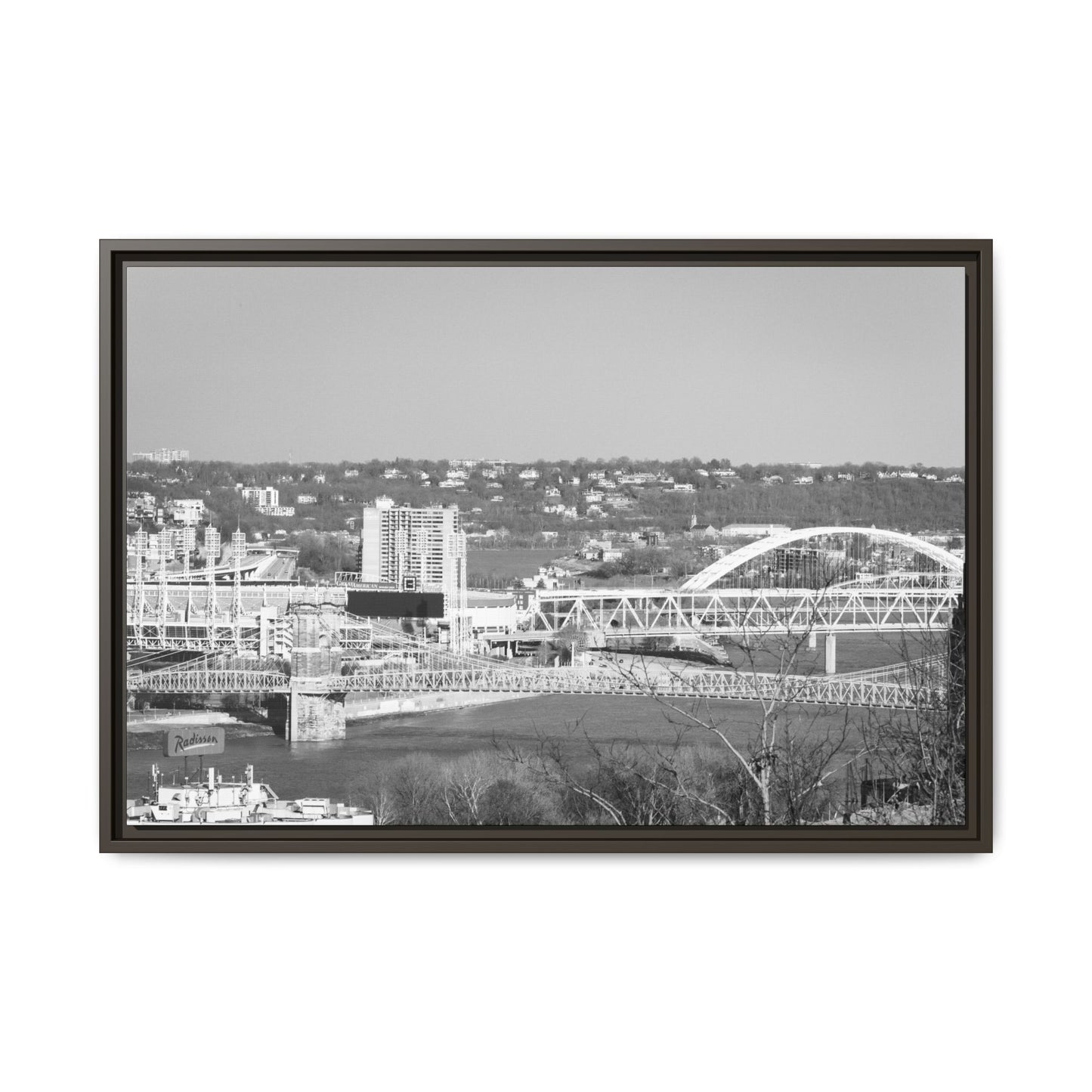 Bridges of the Natti— Black & White Cityscape Wall Art