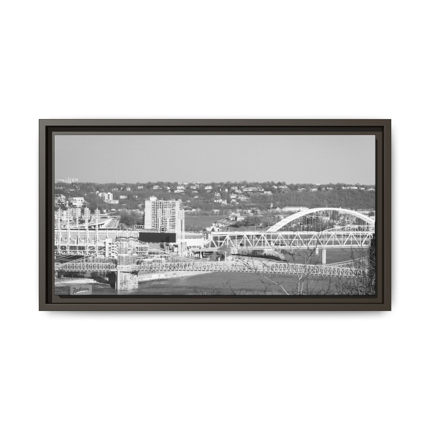 Bridges of the Natti— Black & White Cityscape Wall Art