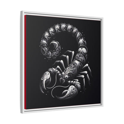 Scorpion Art Canvas Print | Multi-Color Framed Wall Decor