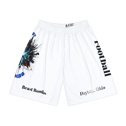 Stylish Men’s Sports Shorts with Bold Graphics - Perfect for Game Day or Casual Wear
