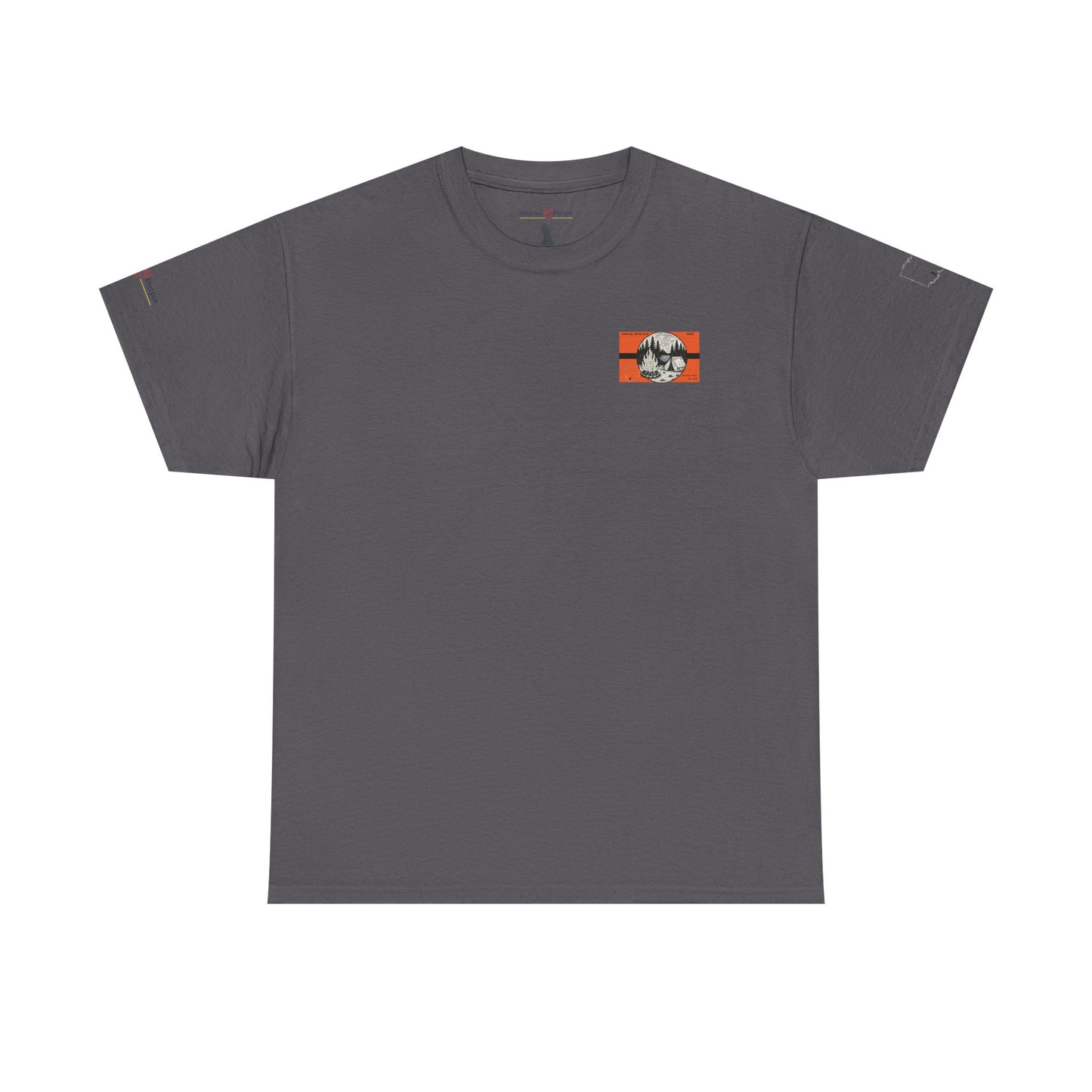 S'more Memories Camping T-Shirt – Retro Campfire Tent Graphic Tee