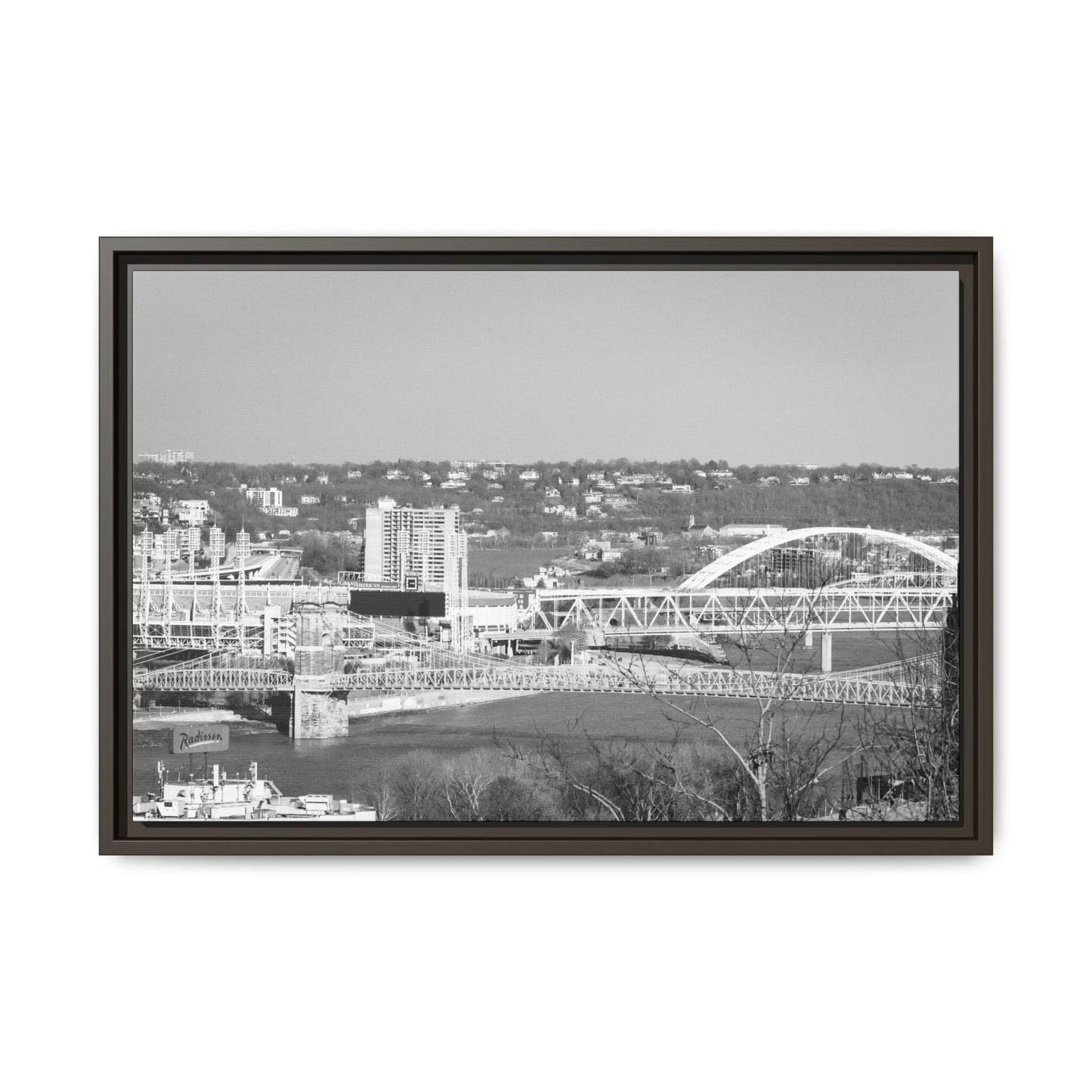Bridges of the Natti— Black & White Cityscape Wall Art