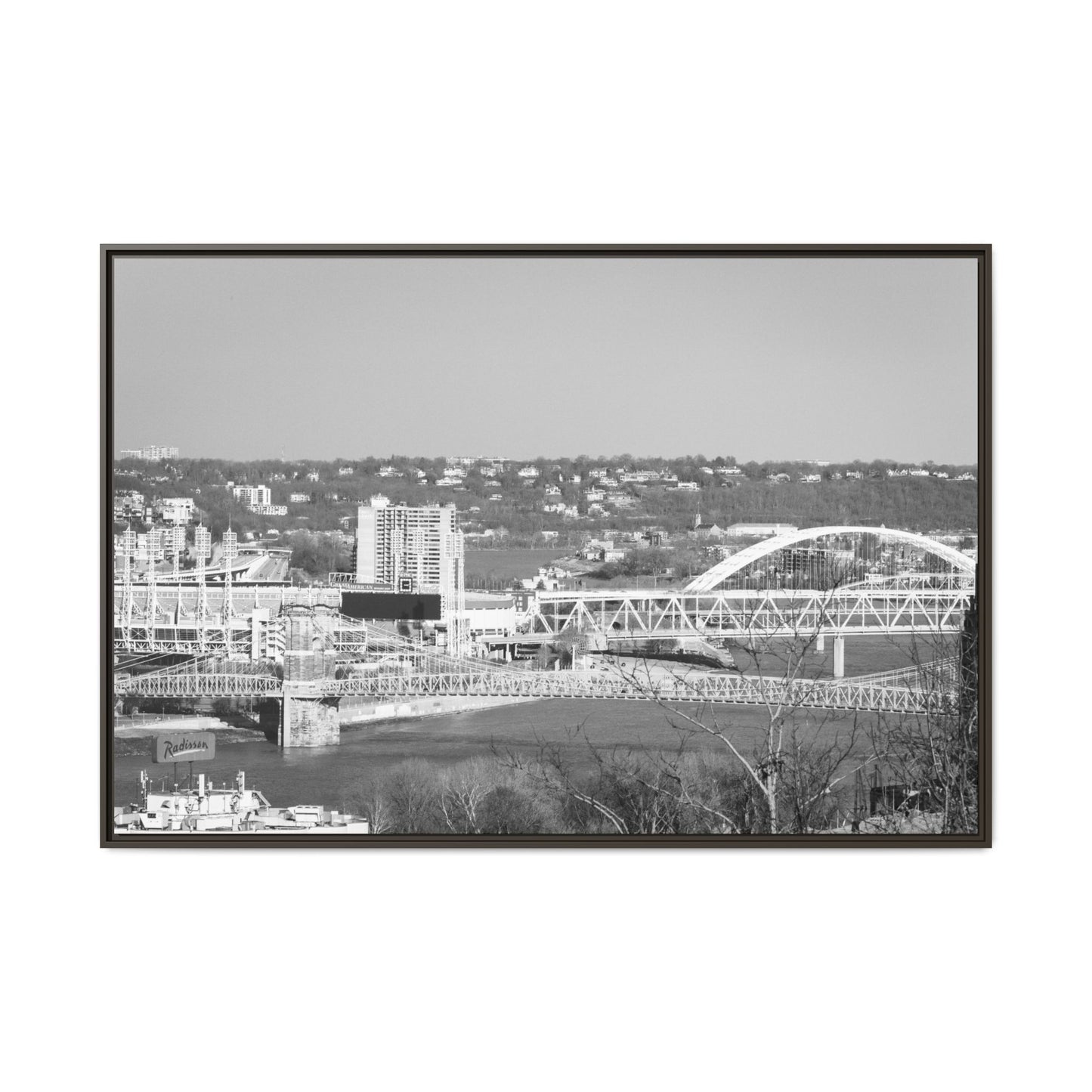 Bridges of the Natti— Black & White Cityscape Wall Art