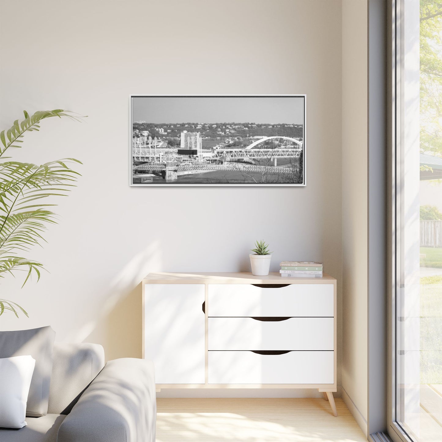Bridges of the Natti— Black & White Cityscape Wall Art
