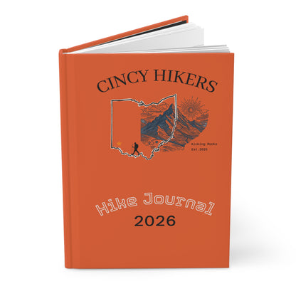 Cincy Hikers 2026 Hike Journal — Hardcover Hiking Notebook