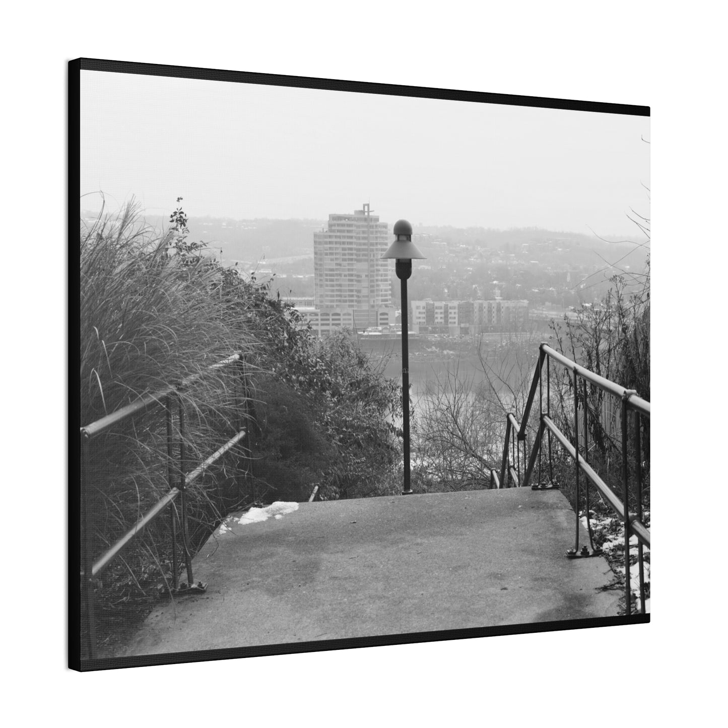 Cincinnati Winter Canvas Print — "Cincinnati in the winter is beautiful"