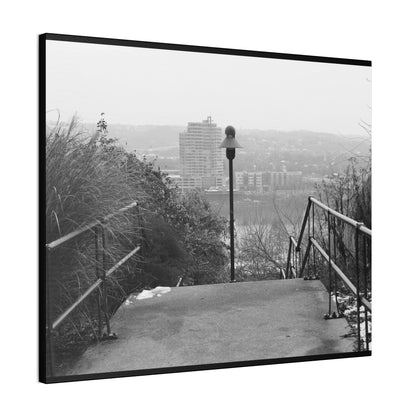 Cincinnati Winter Canvas Print — "Cincinnati in the winter is beautiful"