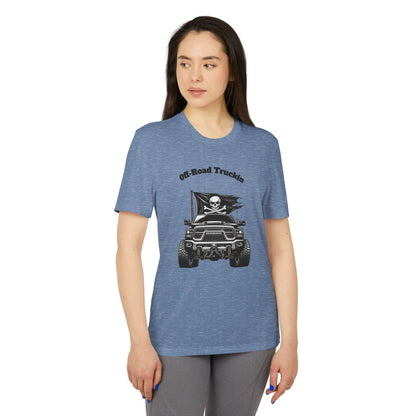 Off-Road Truckin Unisex Sport T-Shirt - Black Jeep Squadron Design