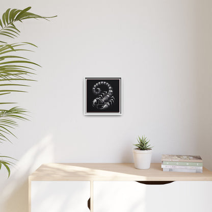 Scorpion Art Canvas Print | Multi-Color Framed Wall Decor