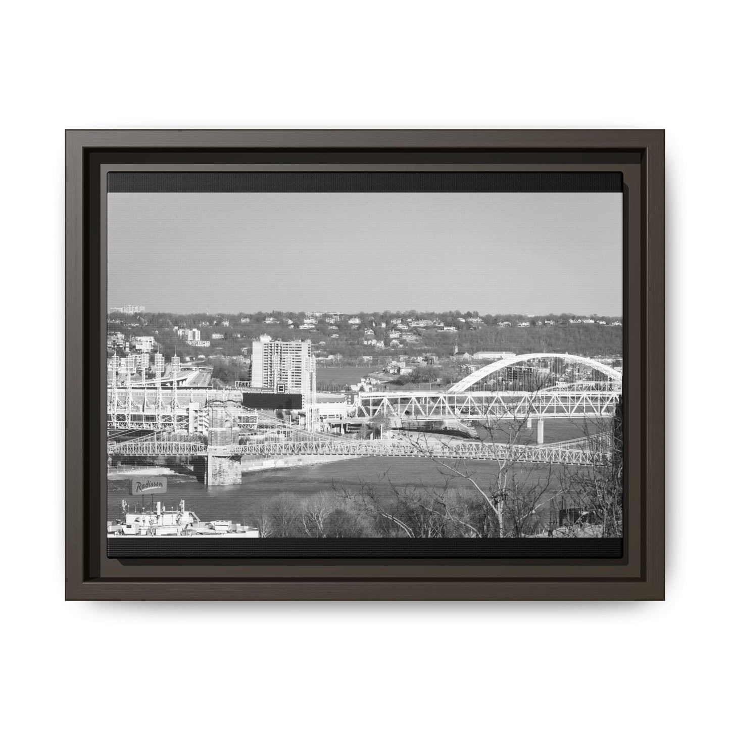 Bridges of the Natti— Black & White Cityscape Wall Art
