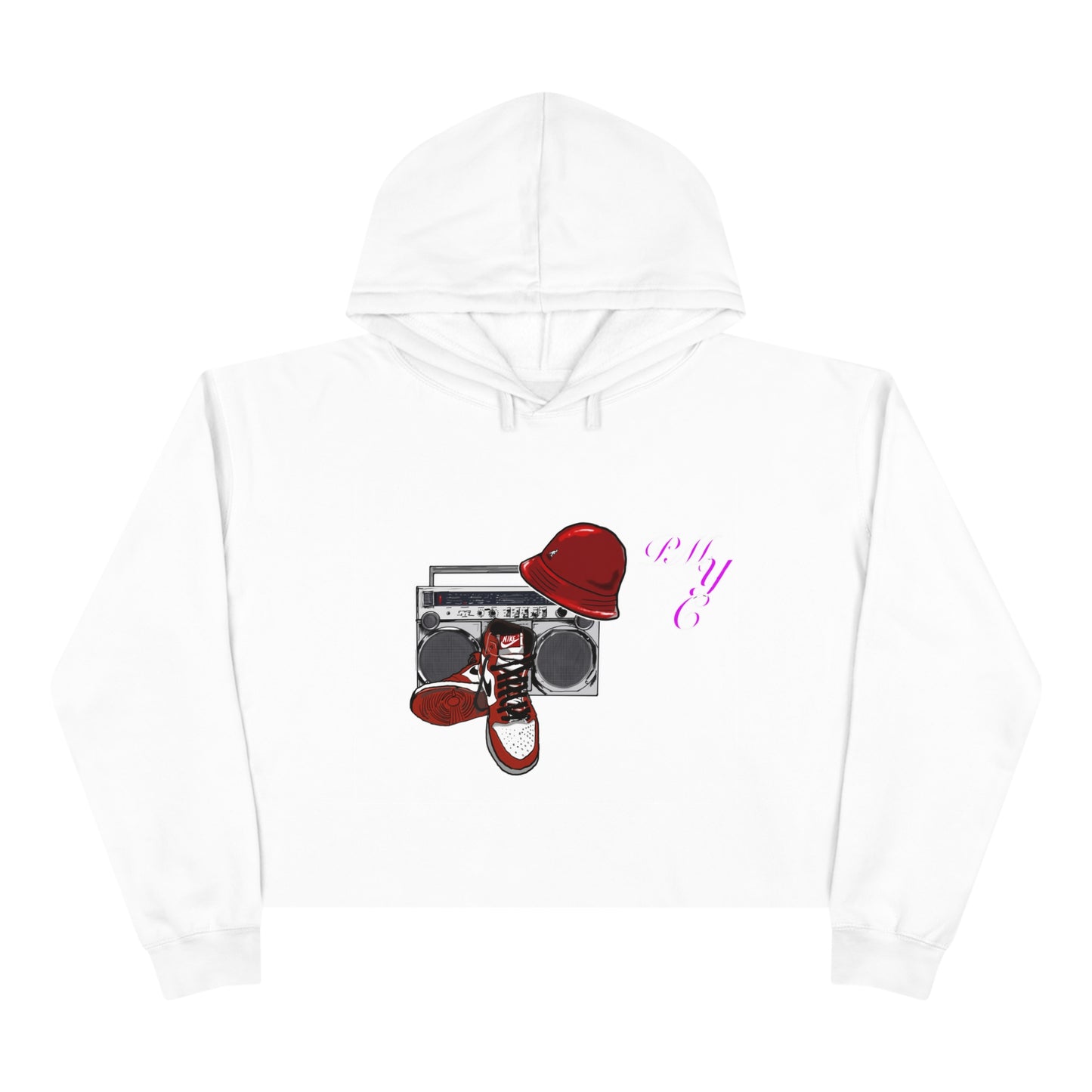 PMYC Crop Hoodie Womens