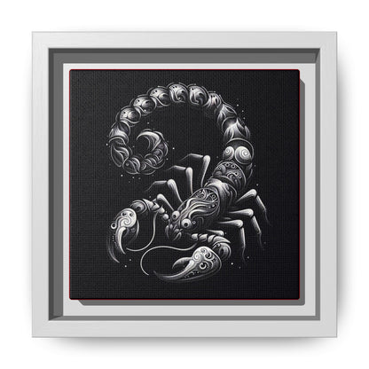 Scorpion Art Canvas Print | Multi-Color Framed Wall Decor