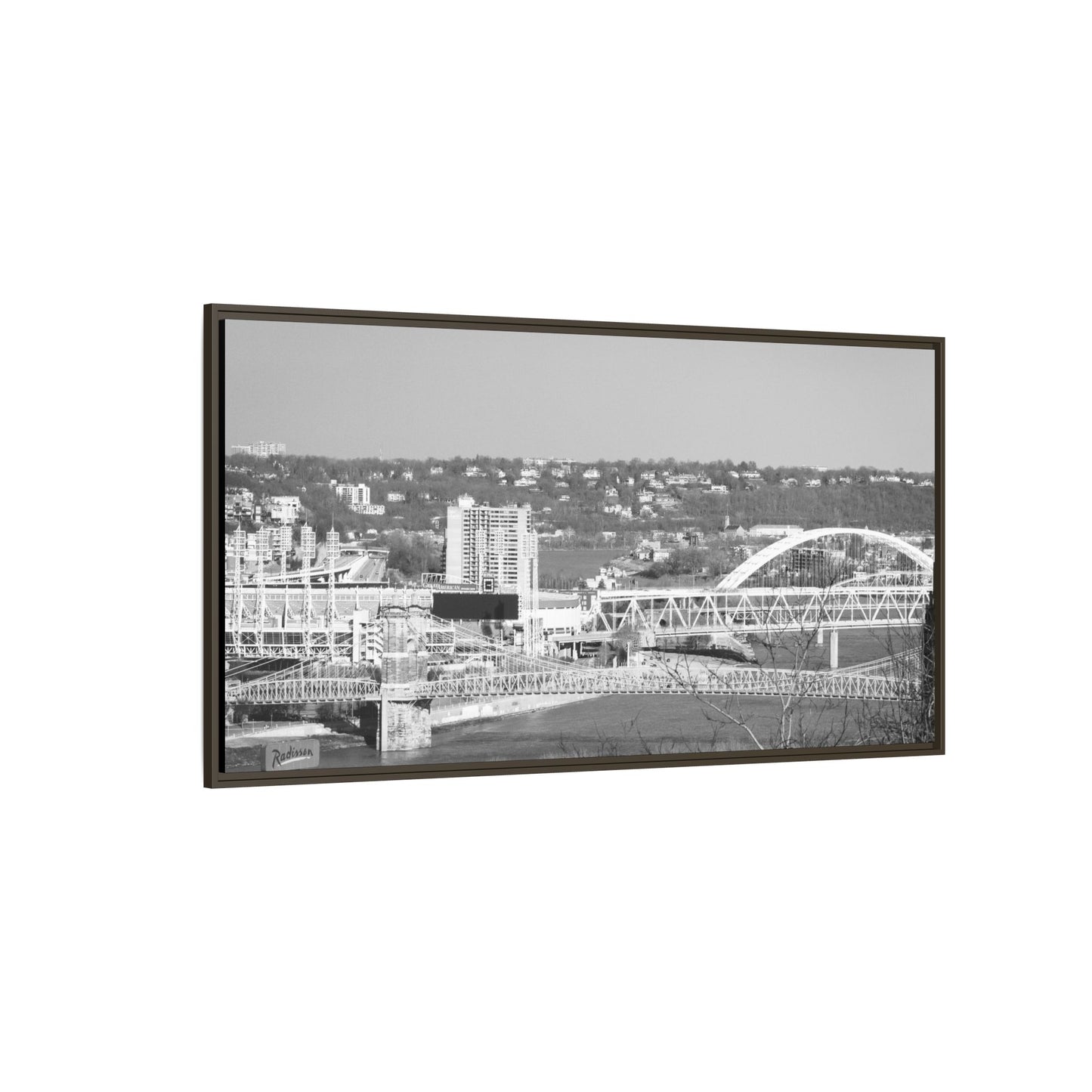 Bridges of the Natti— Black & White Cityscape Wall Art