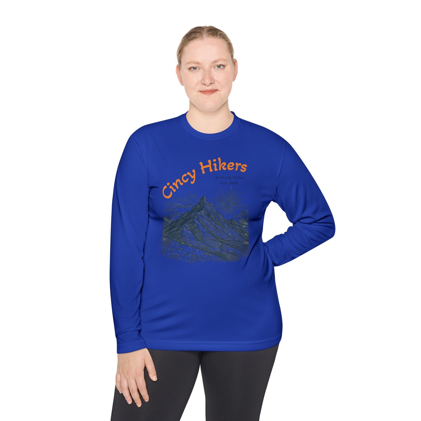 Cincy Hikers Unisex Lightweight Long Sleeve Tee | Perfect for Hiking, Outdoor Adventures, Camping, Gifts for Nature Lovers, Travel Wear