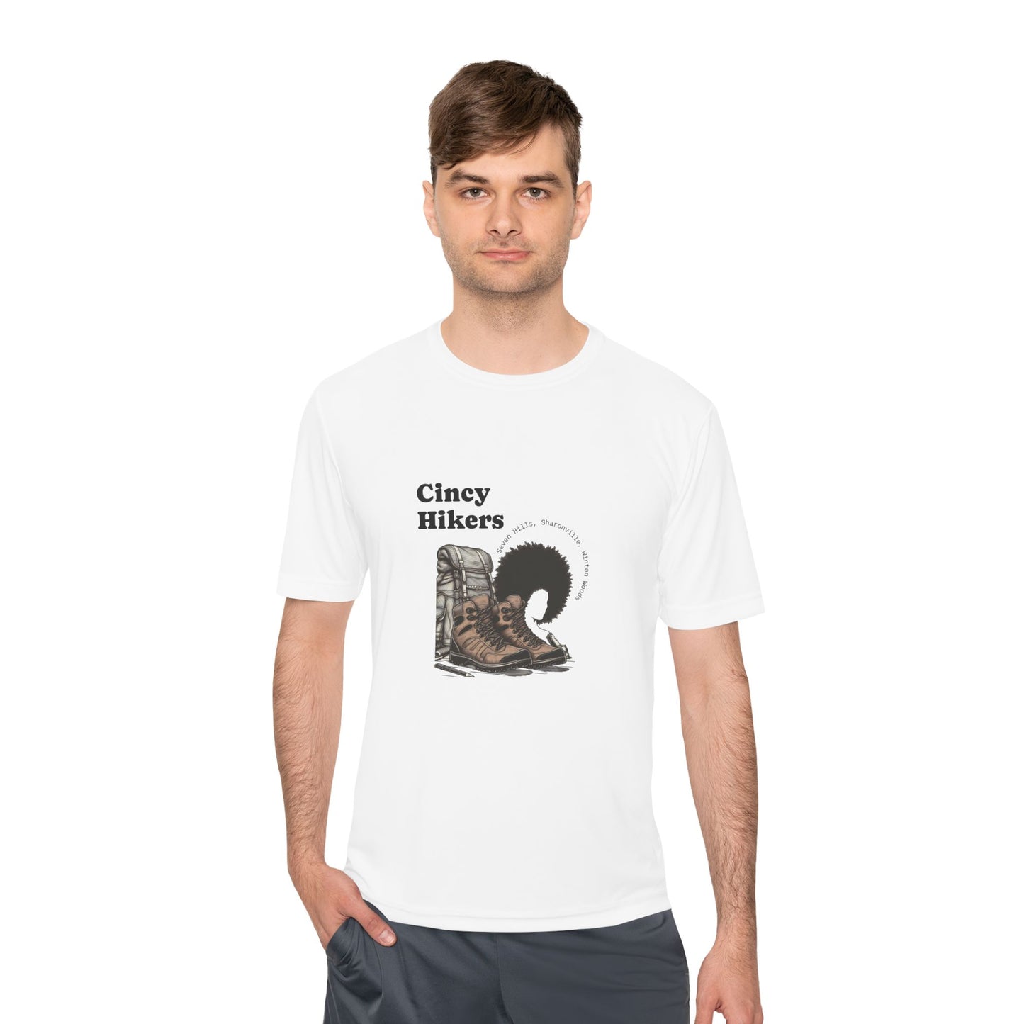 Cincy Hikers Moisture Wicking Lady Tee | Perfect for Outdoor Adventures, Hiking Gear, Gift for Hikers, Athletic Top, Casual Wear