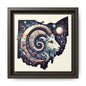 Ohio Ram Art Print - Colorful Framed Canvas Decor for Home & Office