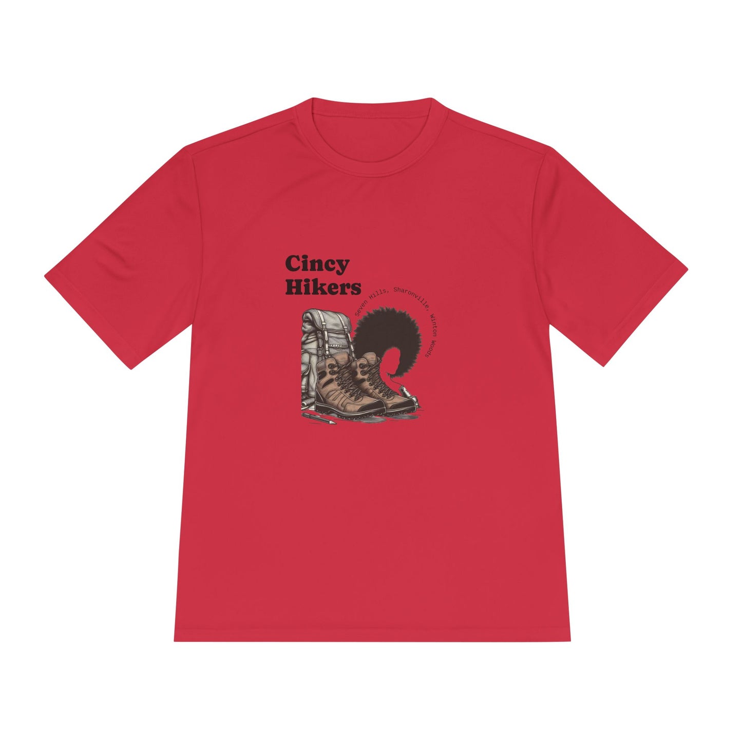 Cincy Hikers Moisture Wicking Lady Tee | Perfect for Outdoor Adventures, Hiking Gear, Gift for Hikers, Athletic Top, Casual Wear