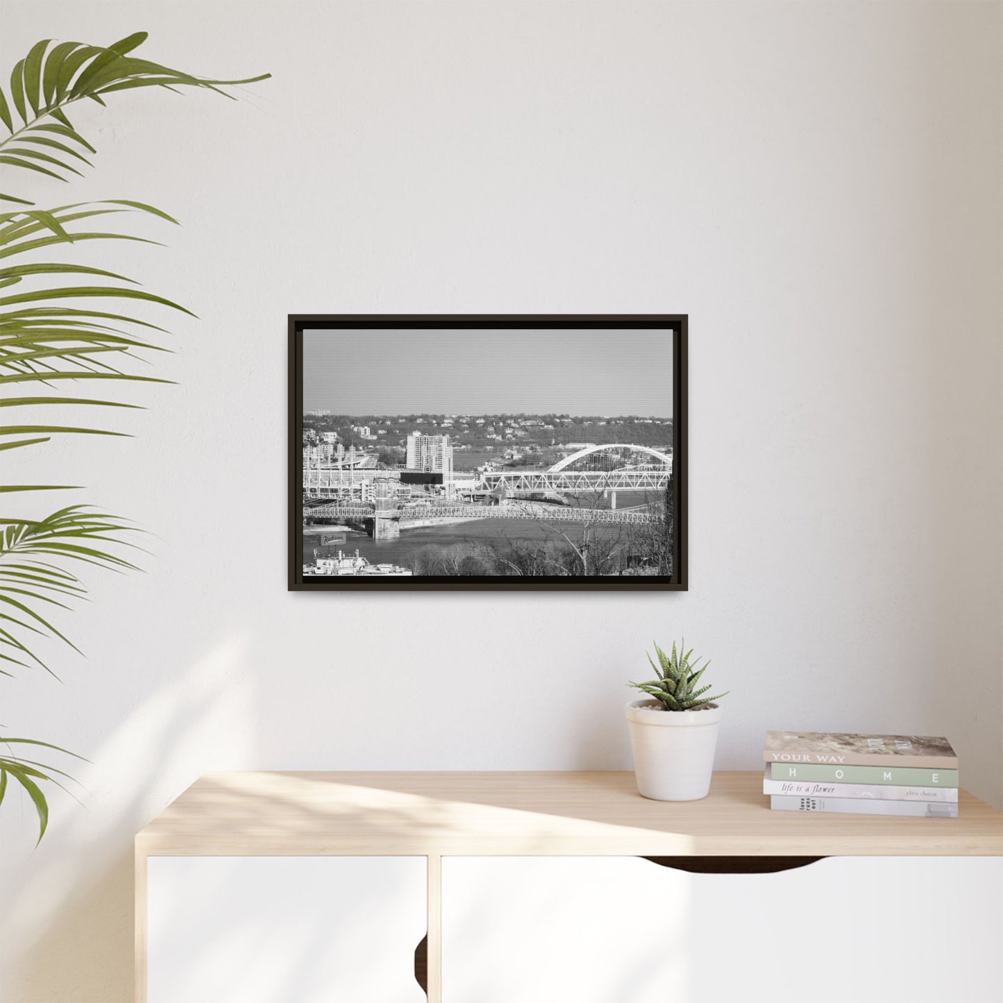 Bridges of the Natti— Black & White Cityscape Wall Art