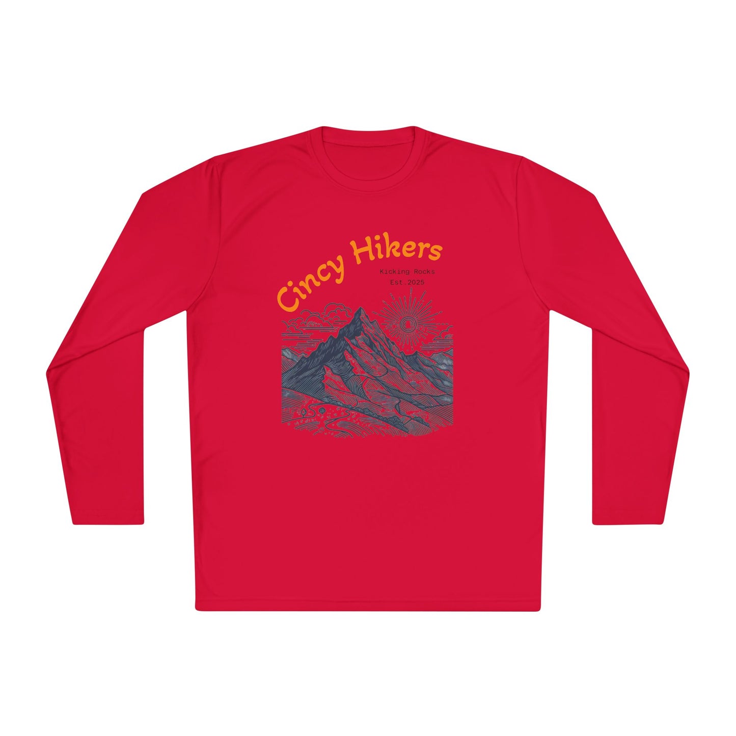 Cincy Hikers Unisex Lightweight Long Sleeve Tee | Perfect for Hiking, Outdoor Adventures, Camping, Gifts for Nature Lovers, Travel Wear
